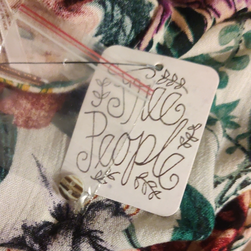 NWT! Free People Dana Floral Midi Dress - Picture 6 of 11